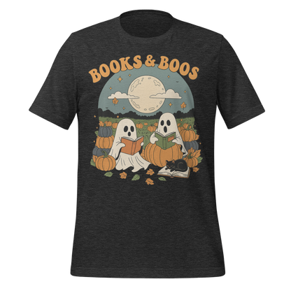 Books and Boos Ghosts Reading Tee
