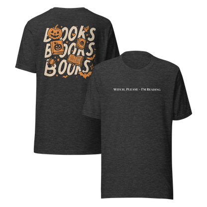 Books & Pumpkins Halloween Tee