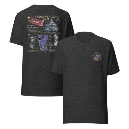 Caraval Legend’s World Tee - MagicMerchEmporium