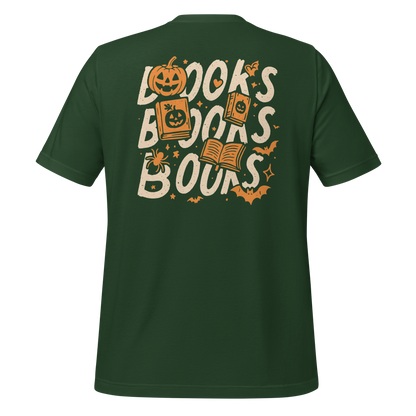 Books & Pumpkins Halloween Tee