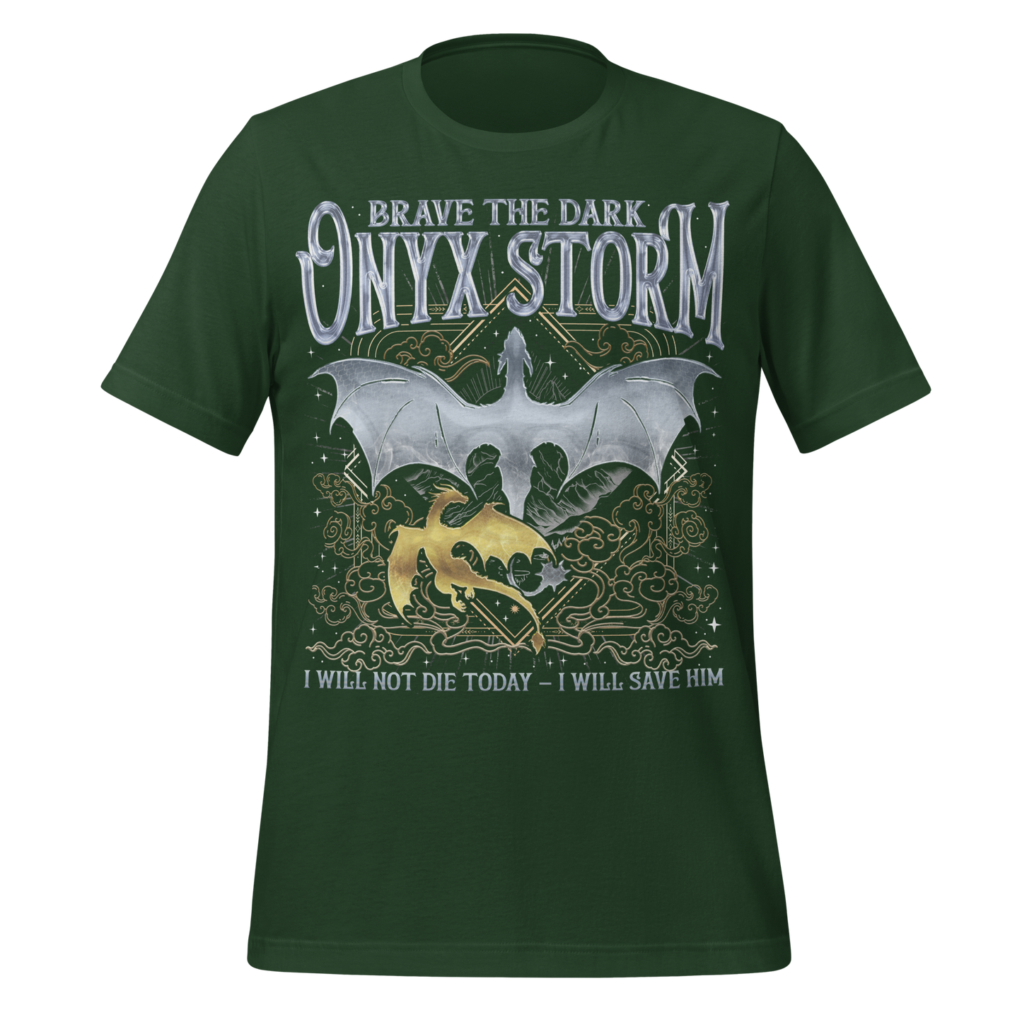 Brave The Dark Onyx Storm Tee - MagicMerchEmporium