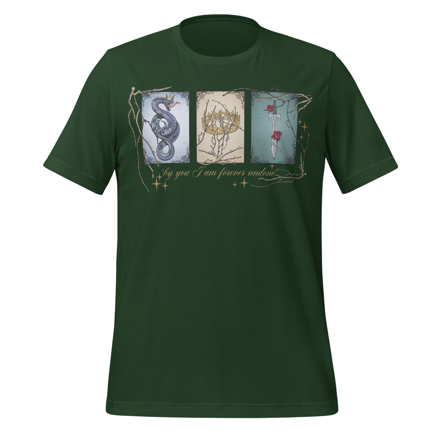 By You I Am Forever Undone Tee - MagicMerchEmporium