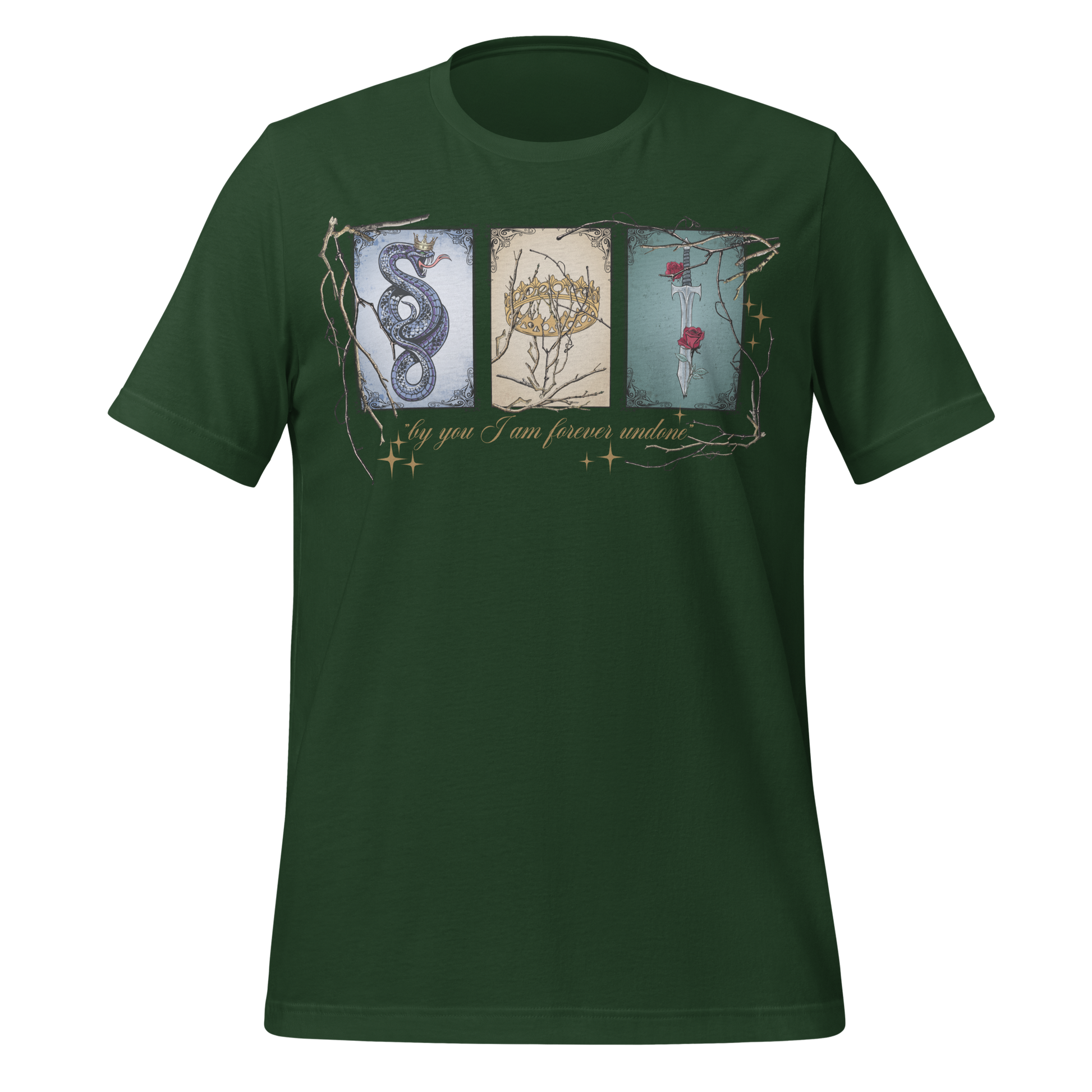 By You I Am Forever Undone Tee - MagicMerchEmporium