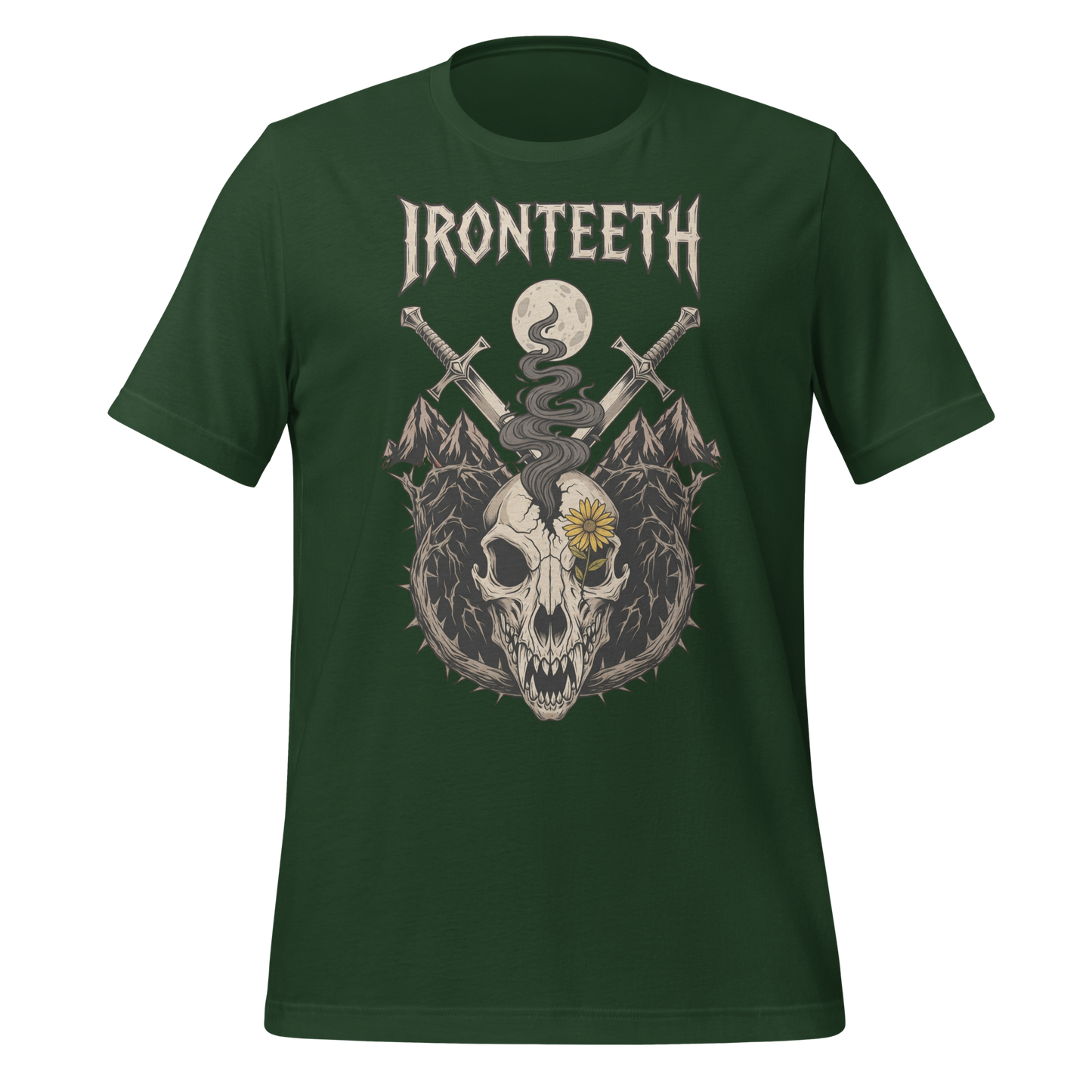 Ironteeth Skull with Swords Tee