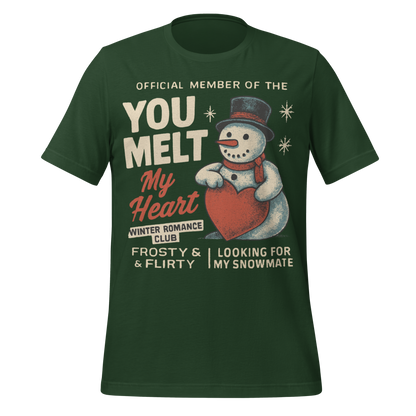 You Melt My Heart Winter Romance Club Official Member Tee