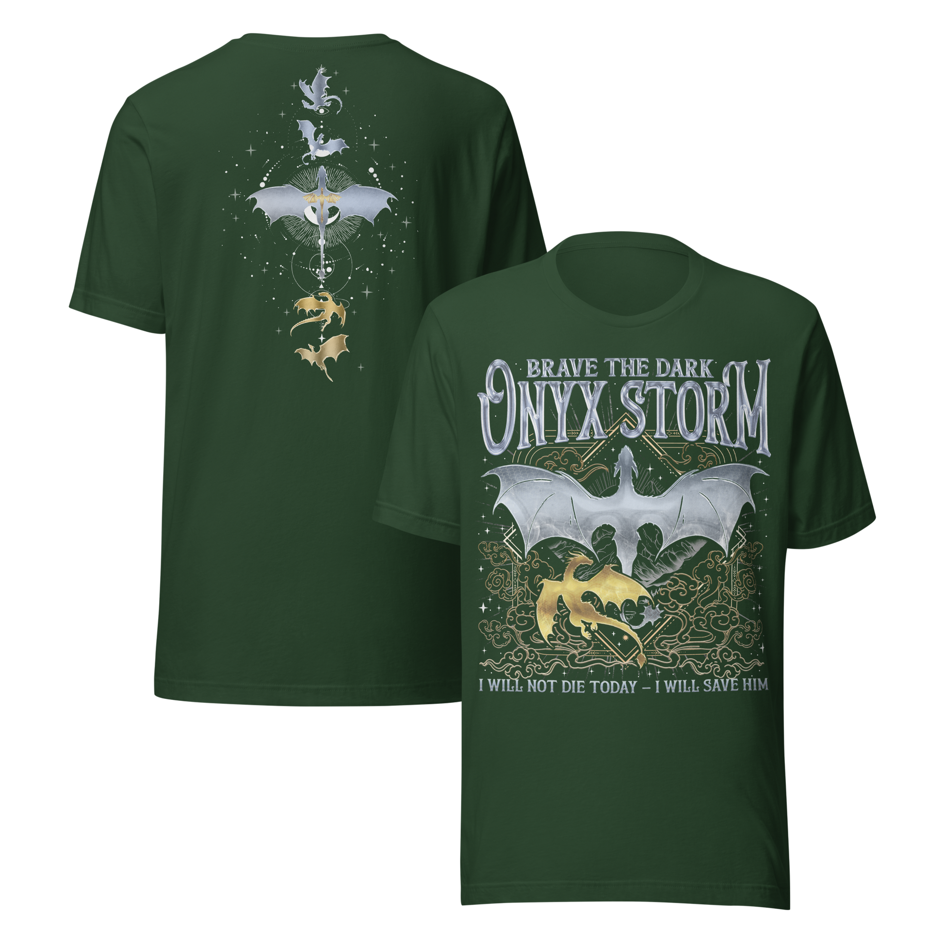 Brave The Dark Onyx Storm Tee - MagicMerchEmporium