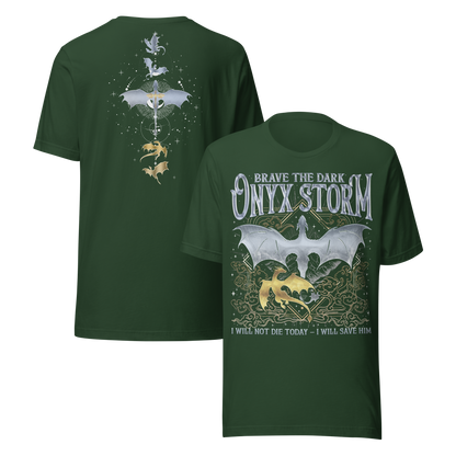Brave The Dark Onyx Storm Tee - MagicMerchEmporium