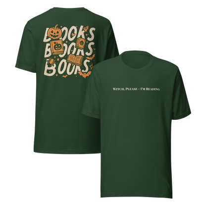 Books & Pumpkins Halloween Tee