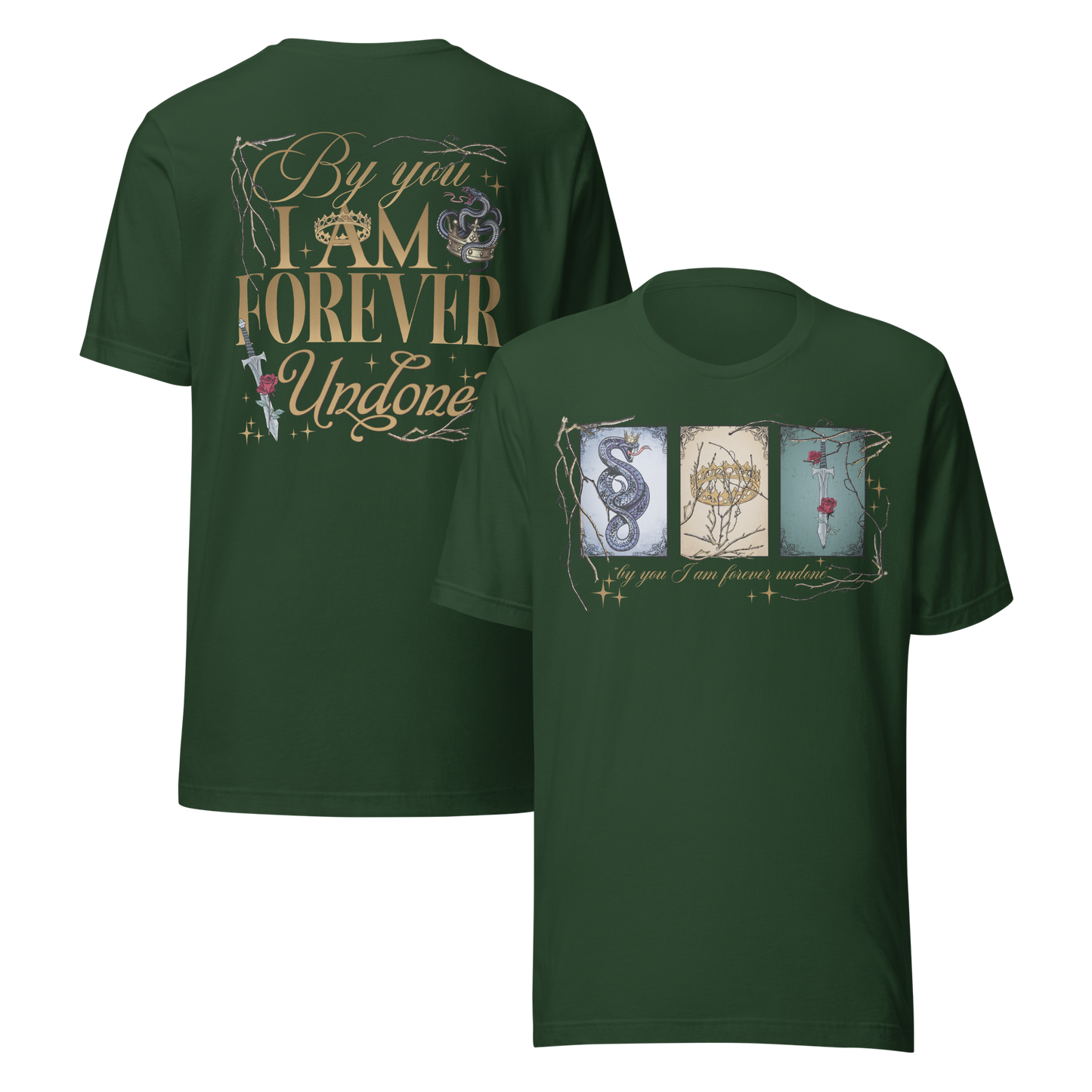 By You I Am Forever Undone Tee - MagicMerchEmporium