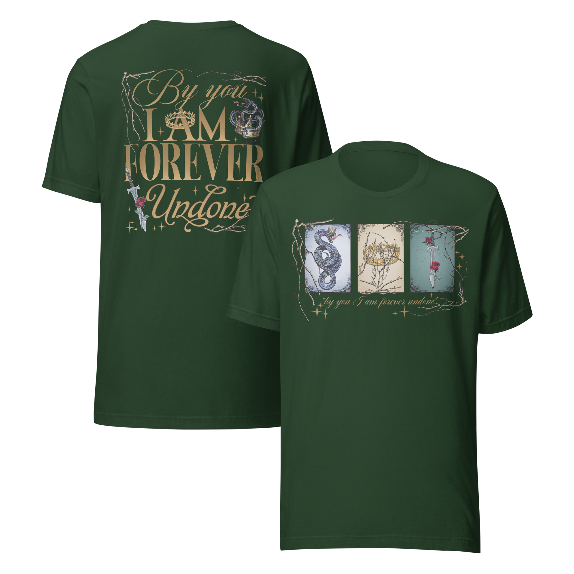 By You I Am Forever Undone Tee - MagicMerchEmporium