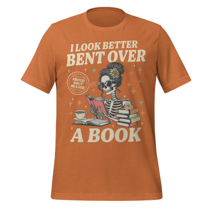 Smut Reader Skeleton Tee - MagicMerchEmporium