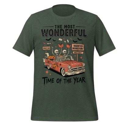 Bookish Haunted Bookstore Tee - MagicMerchEmporium