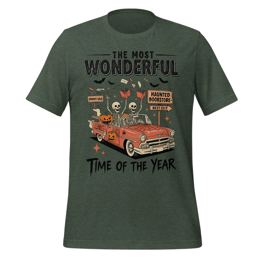 Bookish Haunted Bookstore Tee