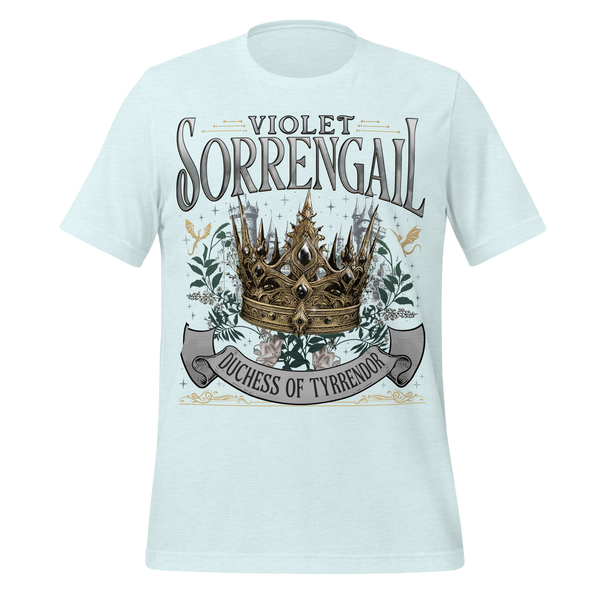 Duchess of Tyrrendor Tee in Heather Ice Blue