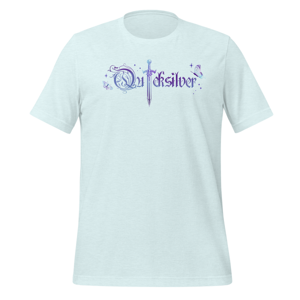 Quicksilver Oath Tee in Heather Ice Blue