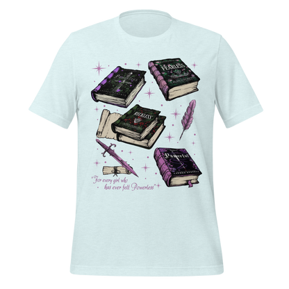 Powerless Book Stack Tee