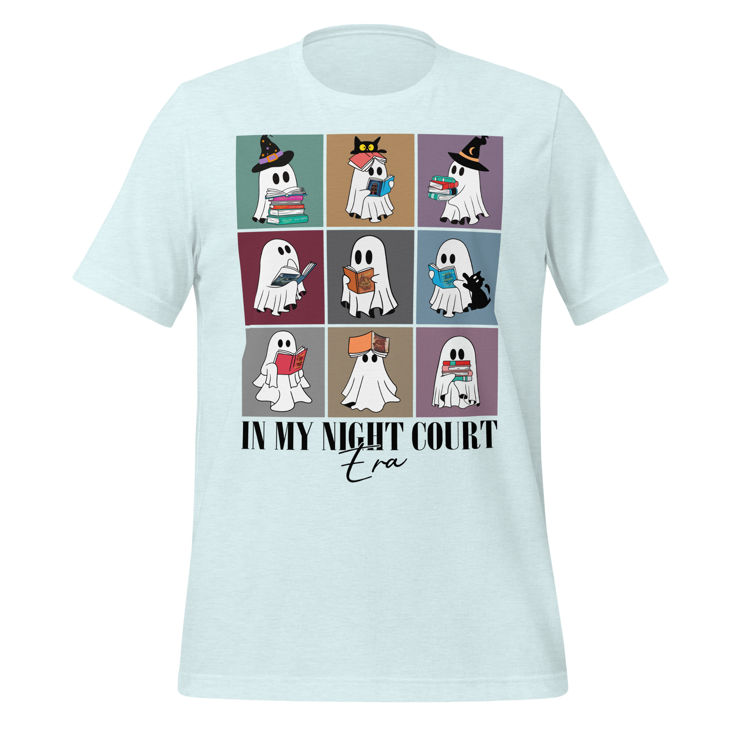 In My Night Court Era Ghosts Reading Books Design Tee - MagicMerchEmporium