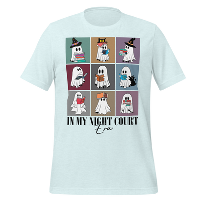 In My Night Court Era Ghosts Reading Books Design Tee - MagicMerchEmporium
