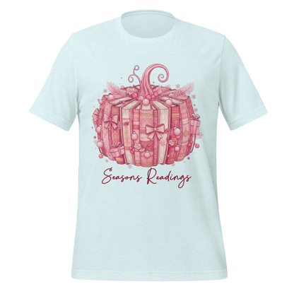 Seasons Readings Book Pumpkin With Ornaments Tee