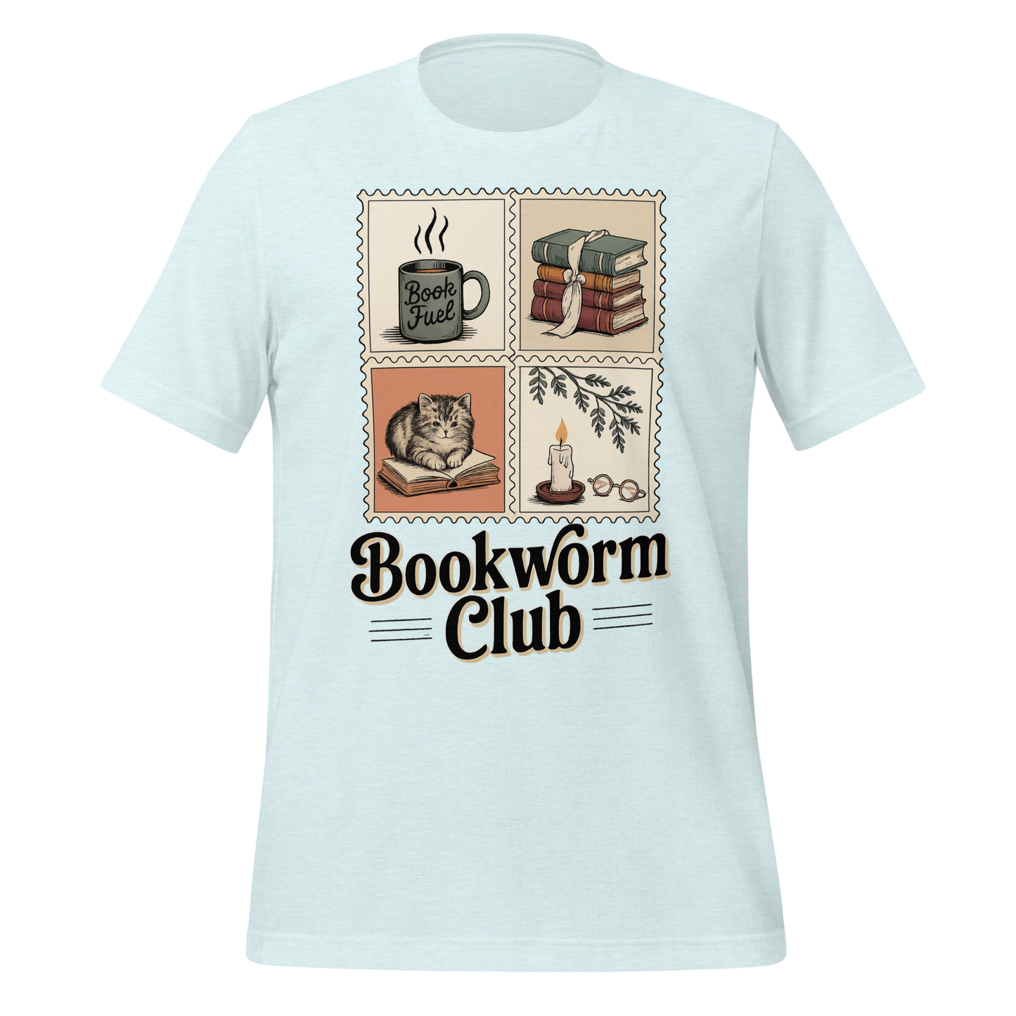 Bookworm Club Stamps Tee