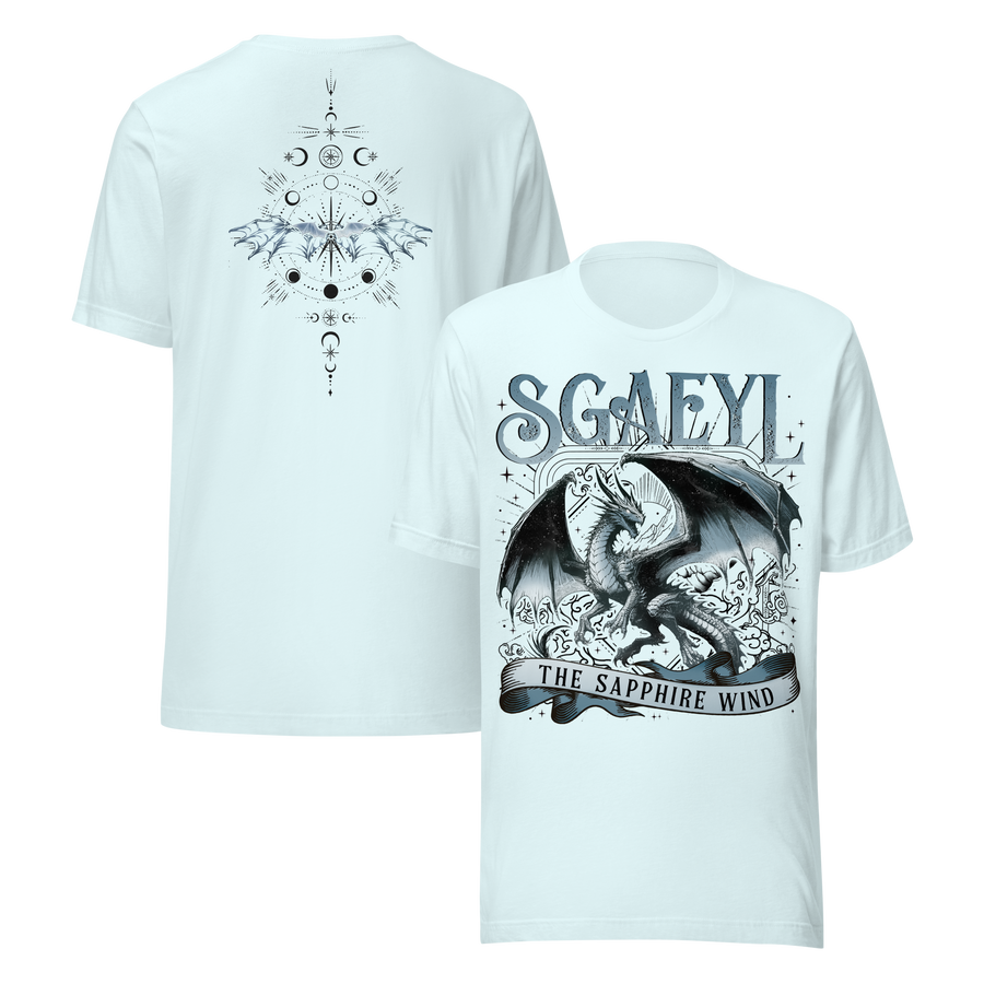 Sgaeyl The Sapphire Wind Tee - MagicMerchEmporium