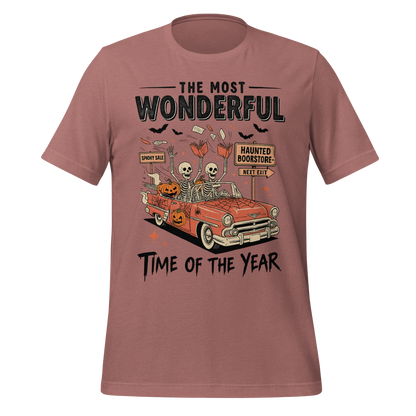 Bookish Haunted Bookstore Tee - MagicMerchEmporium