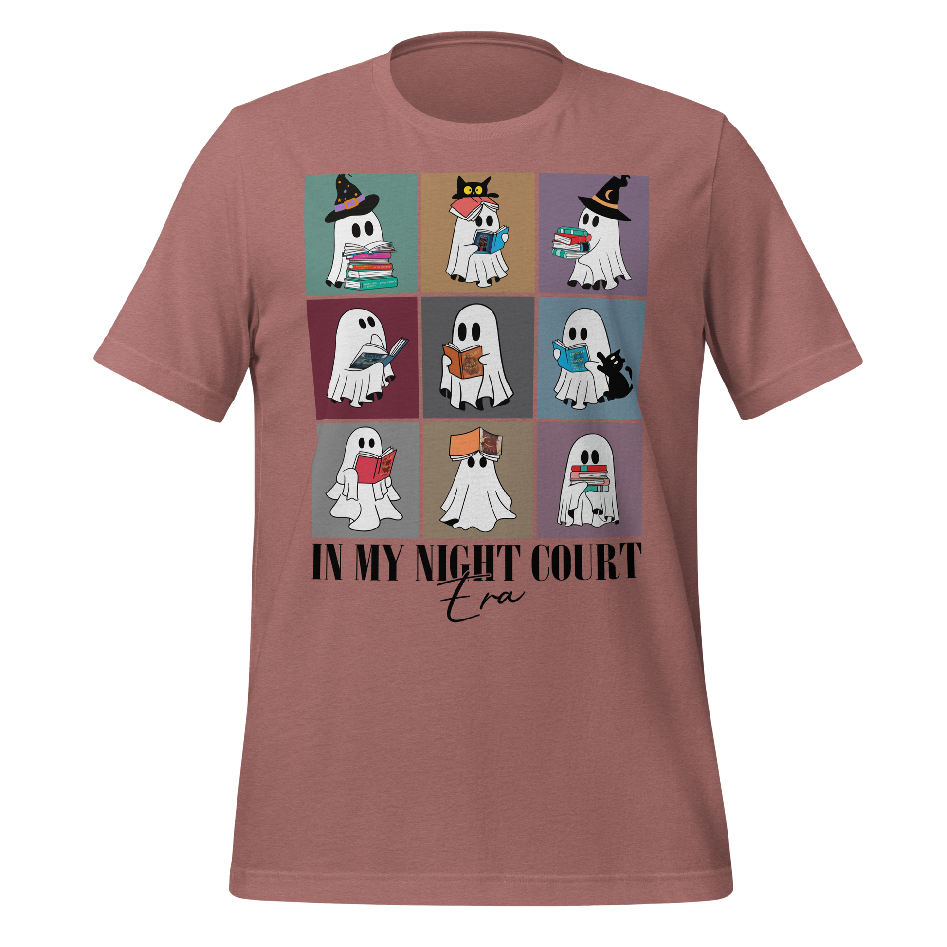 In My Night Court Era Ghosts Reading Books Design Tee - MagicMerchEmporium