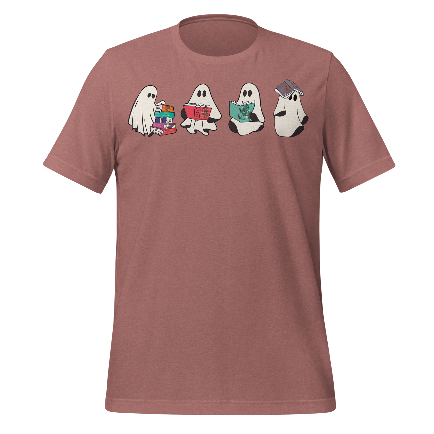 ACOTAR Reading Ghosts With Books Tee