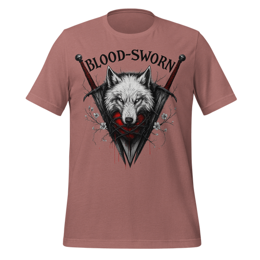Blood Sworn Wolf and Swords Tee