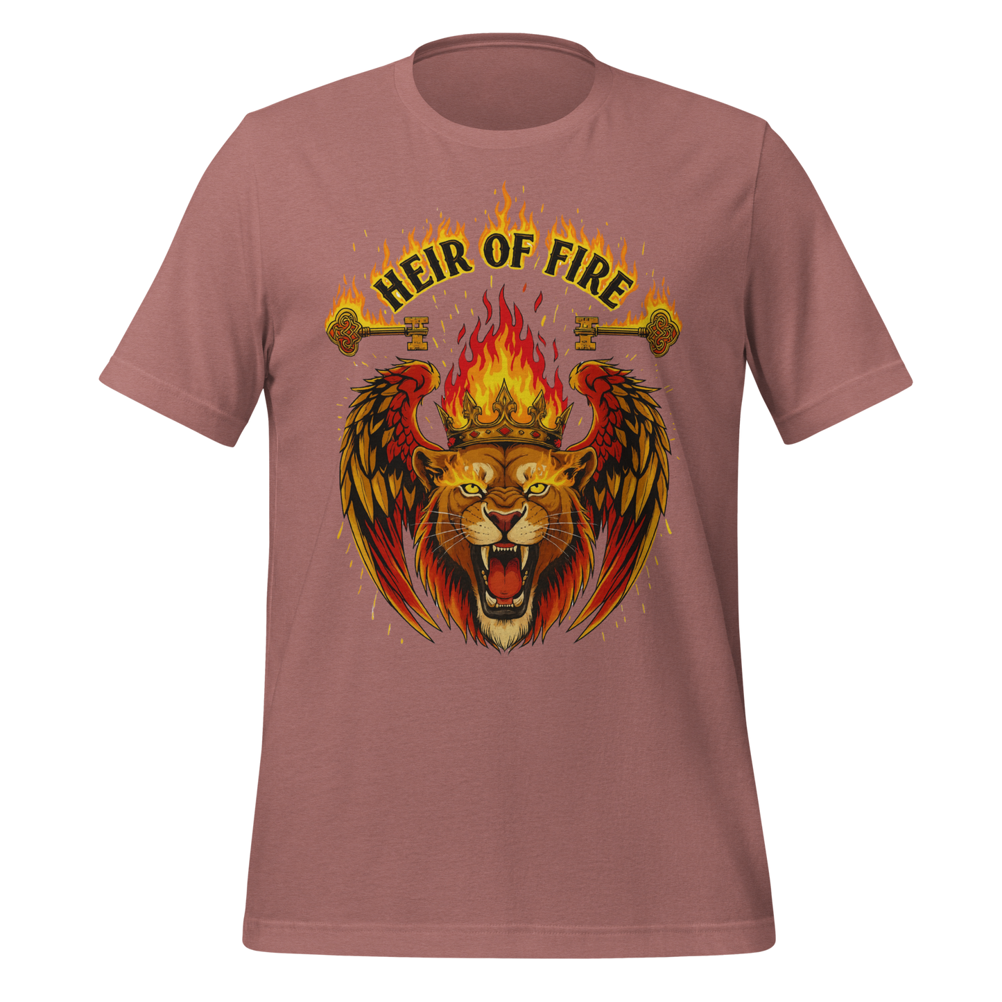 Heir Of Fire Crowned Lion Tee - MagicMerchEmporium