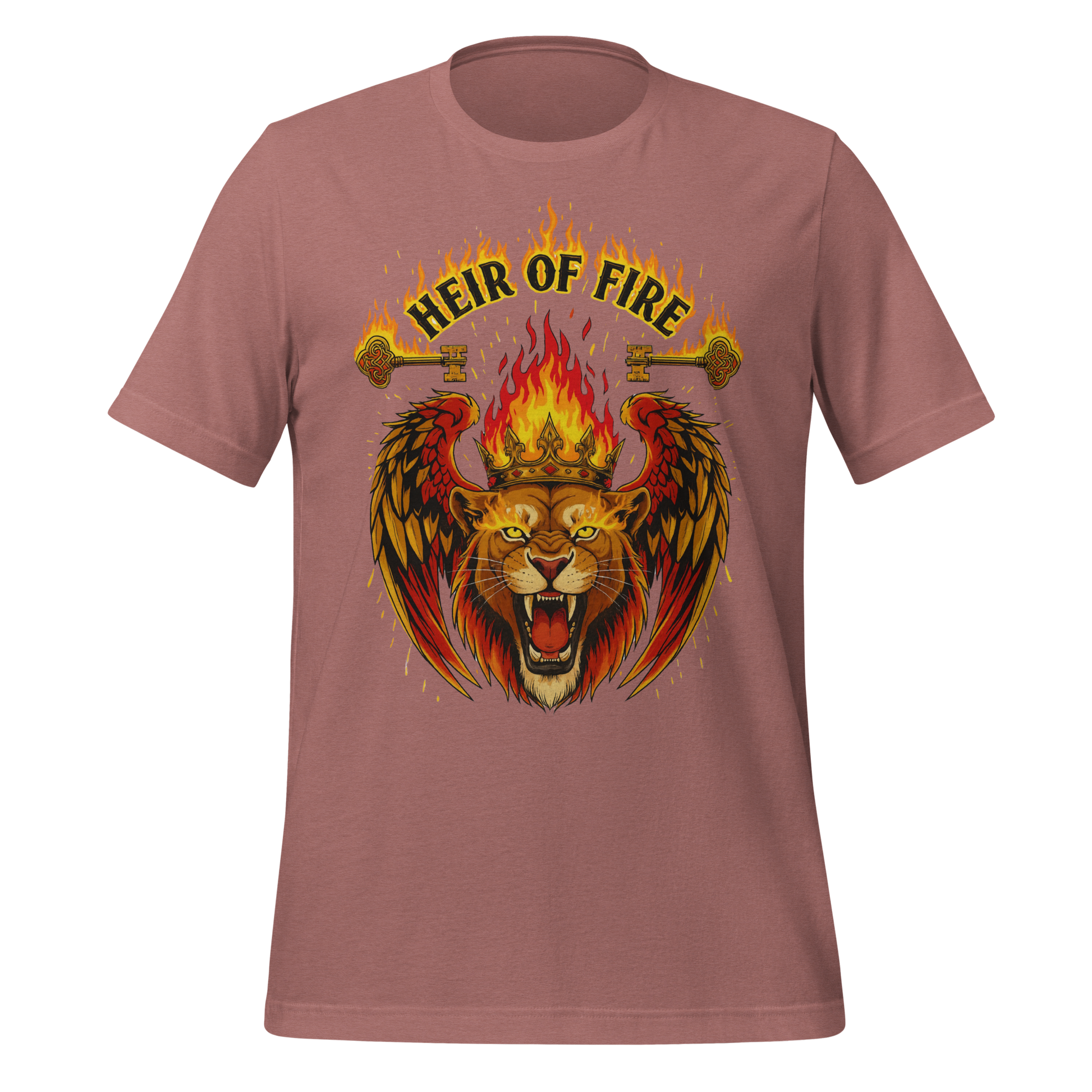 Heir Of Fire Crowned Lion Tee - MagicMerchEmporium