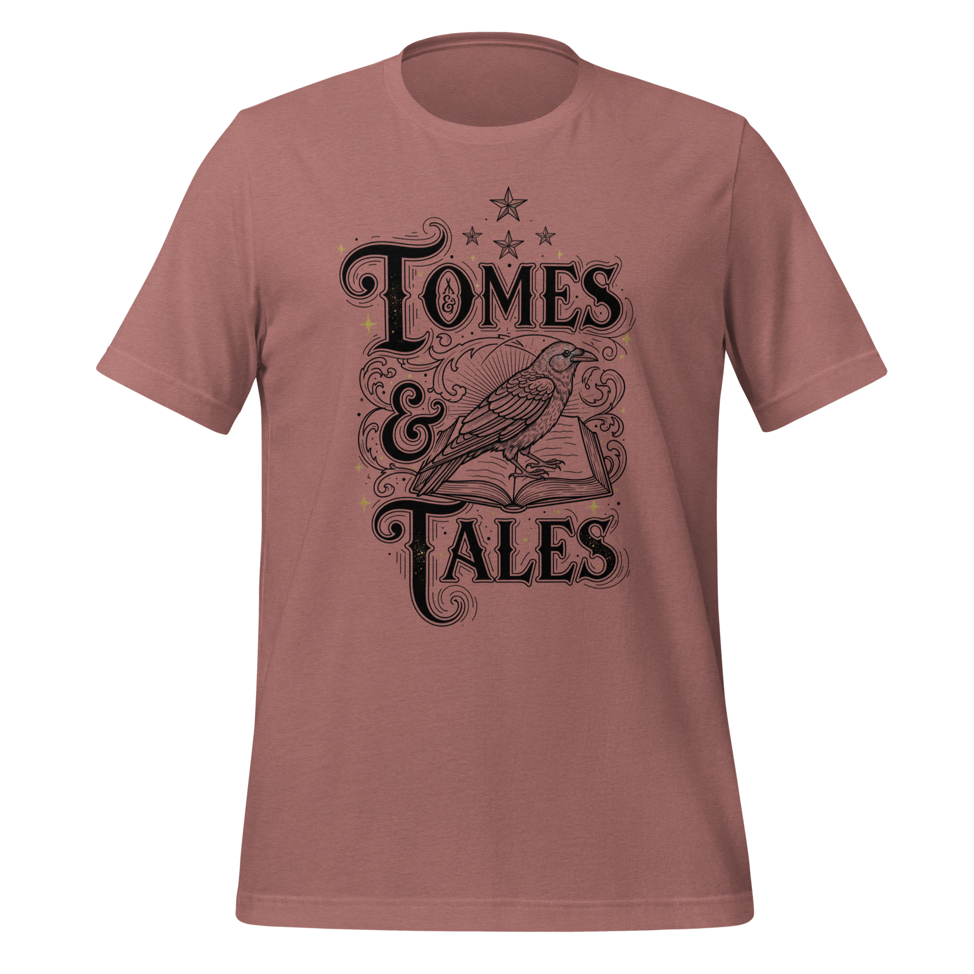 Tomes Tales Crow Tee - MagicMerchEmporium