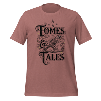 Tomes Tales Crow Tee - MagicMerchEmporium