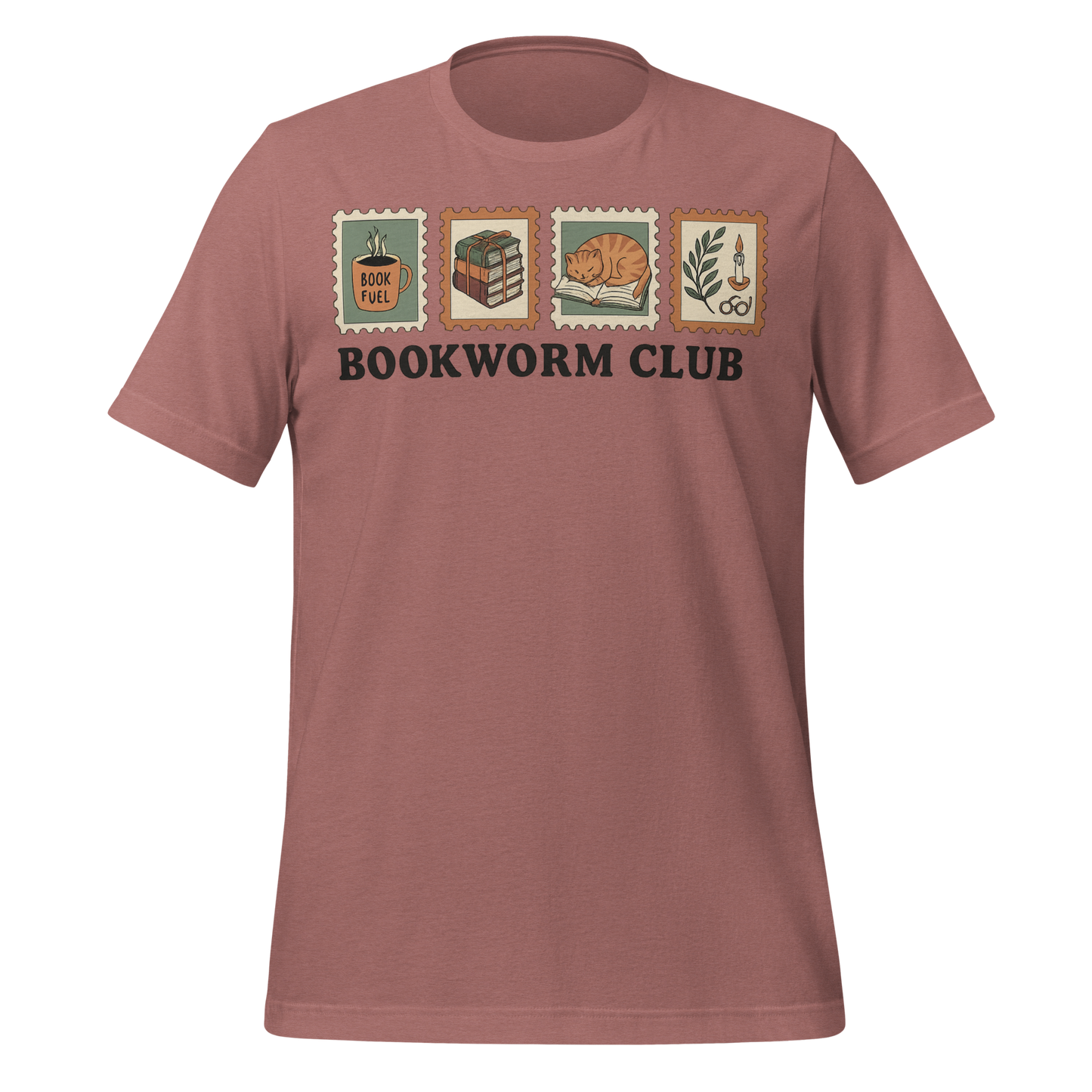 Bookworm Club Stamps Tee