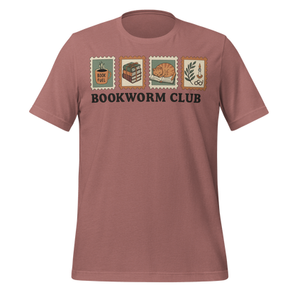 Bookworm Club Stamps Tee