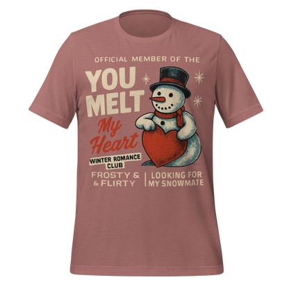 You Melt My Heart Winter Romance Club Official Member Tee