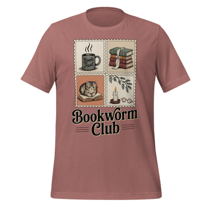 Bookworm Club Stamps Tee