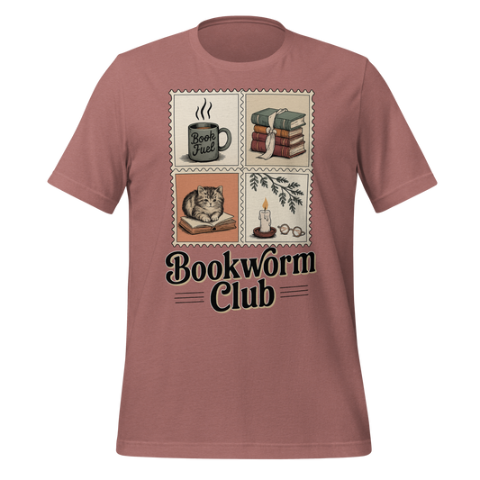 Bookworm Club Stamps Tee