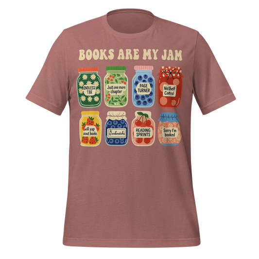 Books Are My Jam Tee