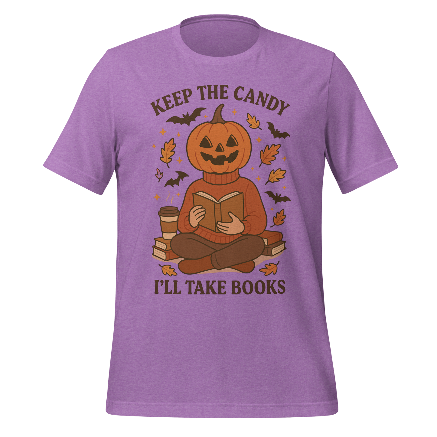 Pumpkin Book Lover Halloween Tee