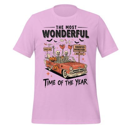 Bookish Haunted Bookstore Tee - MagicMerchEmporium