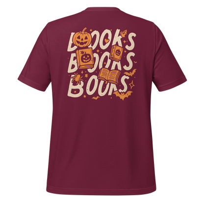 Books & Pumpkins Halloween Tee