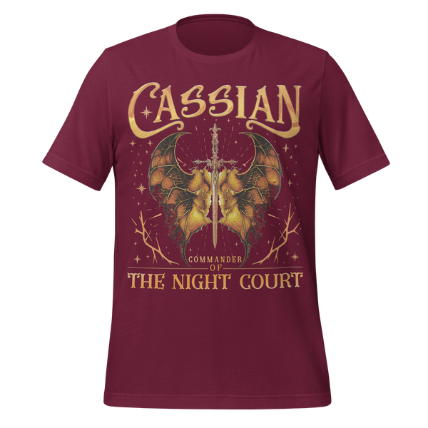 Commander Cassian Tee in Maroon