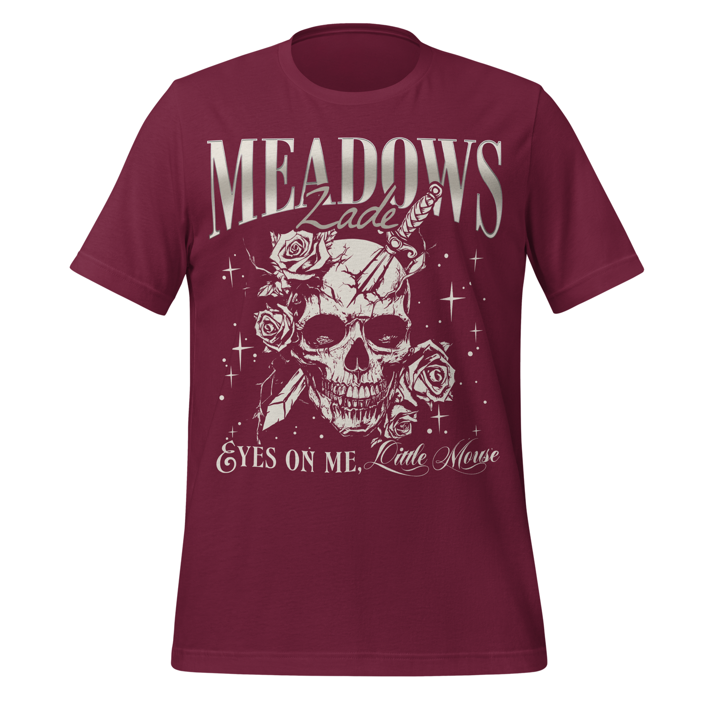 Zade Meadows Skull & Roses Tee - MagicMerchEmporium
