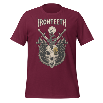 Ironteeth Skull with Swords Tee