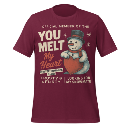 You Melt My Heart Winter Romance Club Official Member Tee
