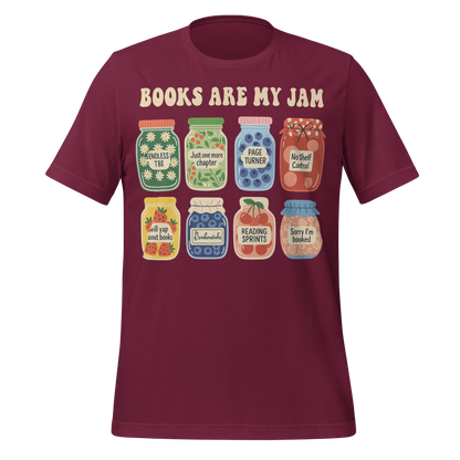 Books Are My Jam Tee
