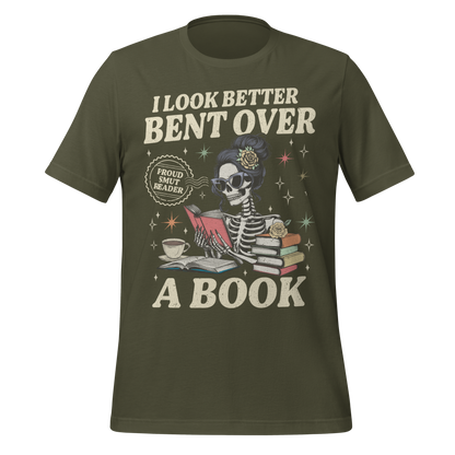 Smut Reader Skeleton Tee - MagicMerchEmporium