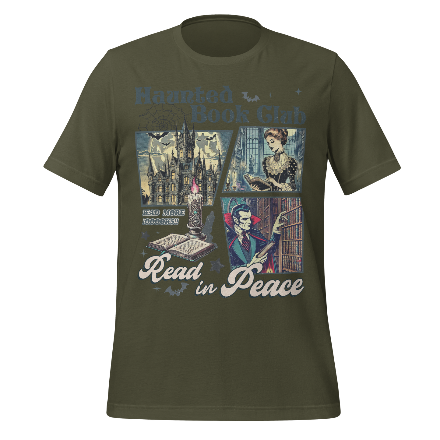 Haunted Book Club Tee - MagicMerchEmporium