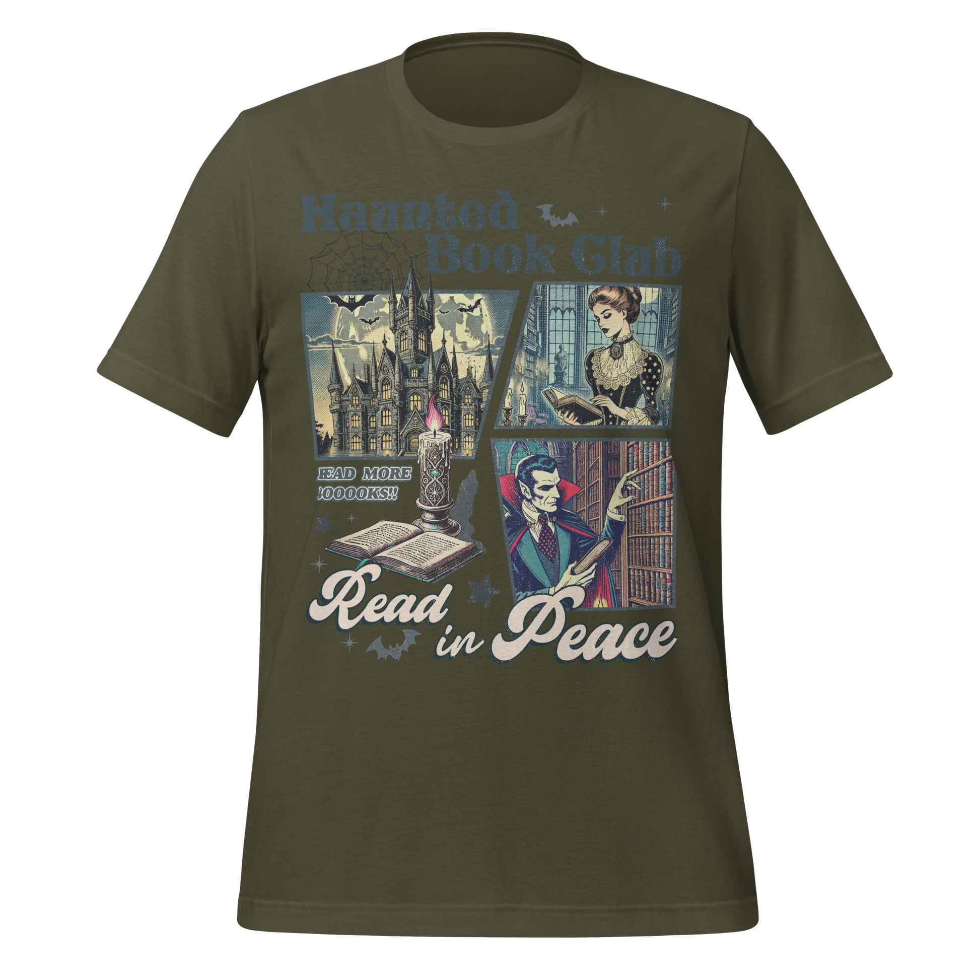 Haunted Book Club Tee - MagicMerchEmporium